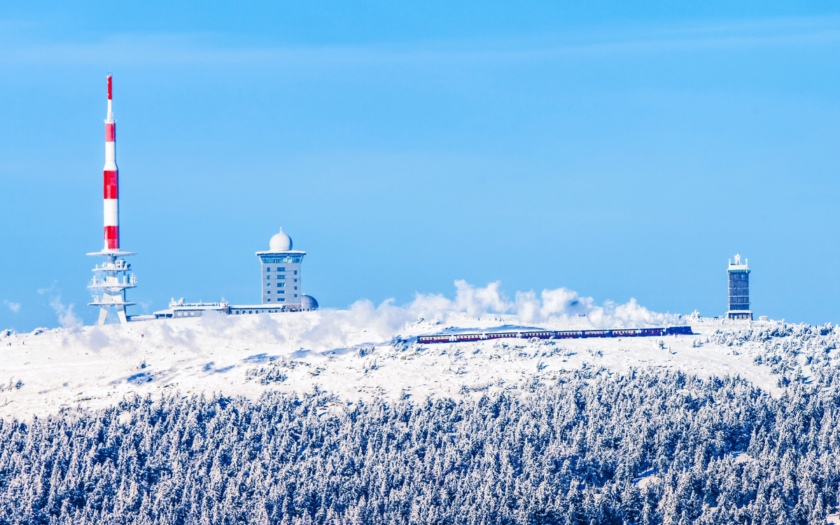 Verschneiter Brocken