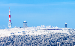 Verschneiter Brocken