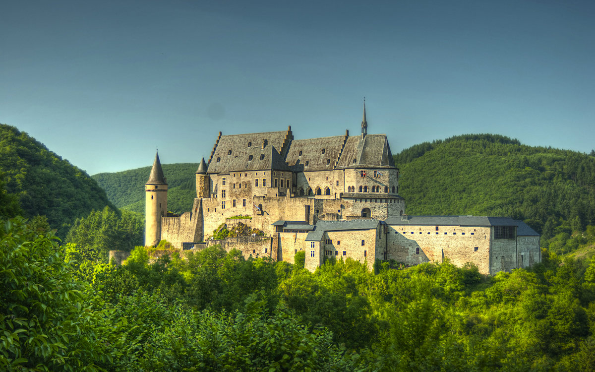 Burg Vianden in Luxemburg