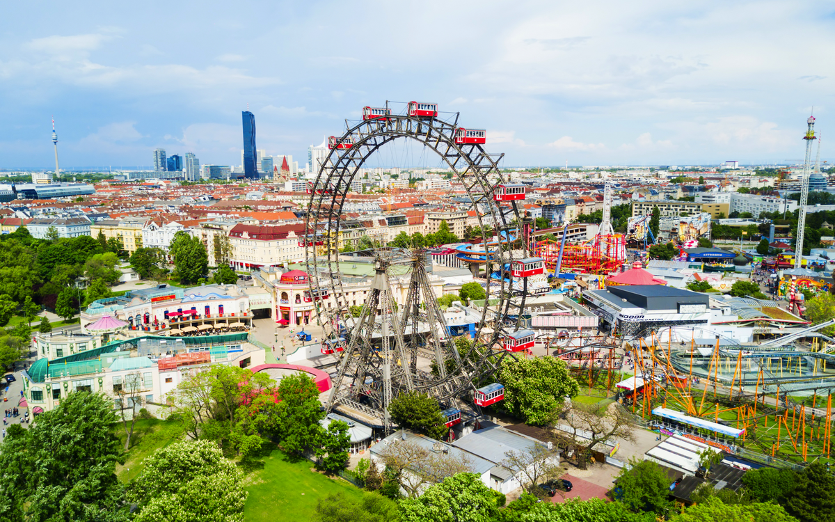 Prater Park in Wien