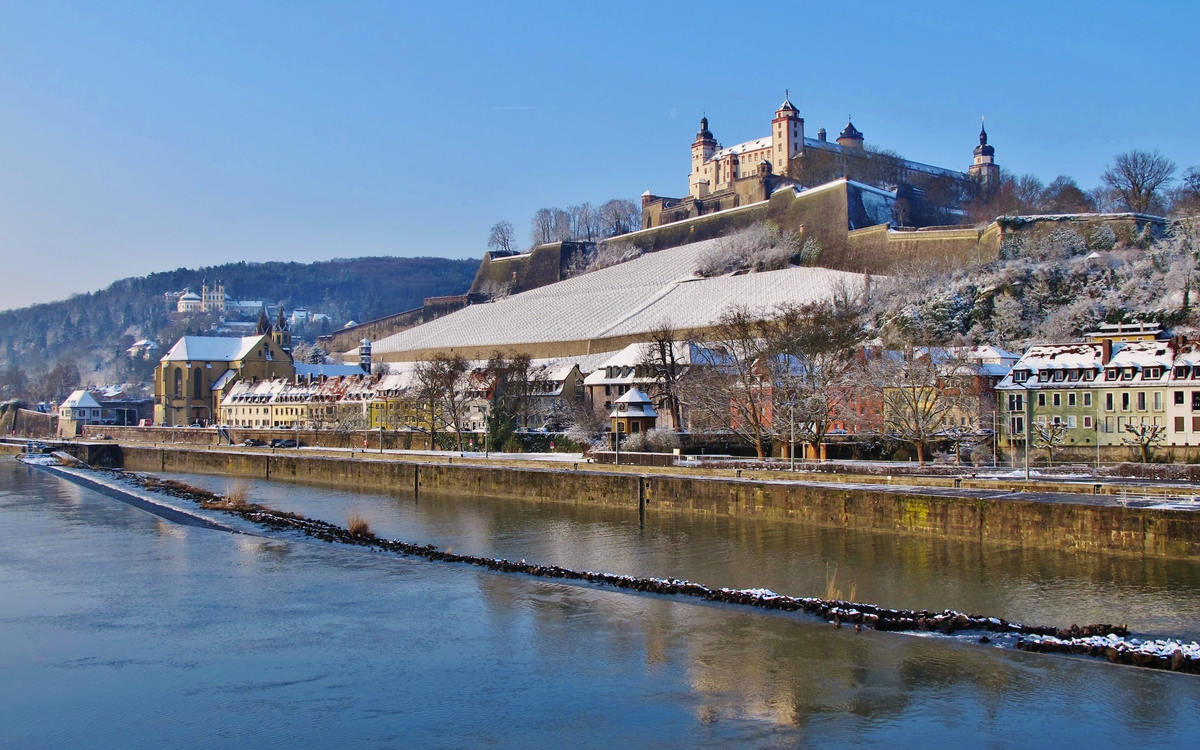Festung Marienberg in Würzburg, Deutschland