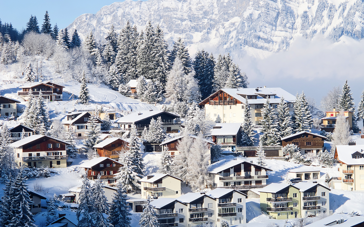 Winter in the alps