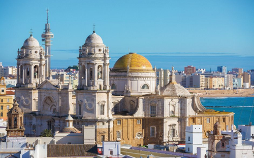 Cathedral de Santa Cruz in Cadiz, Spanien