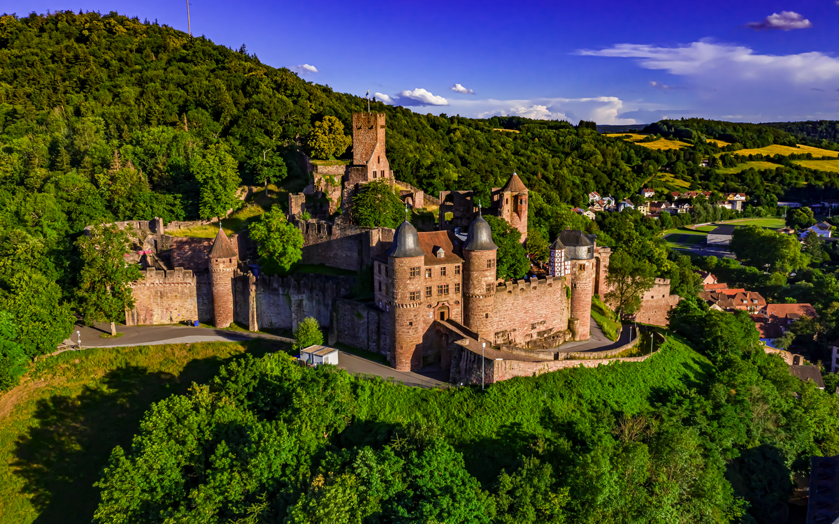 Wertheim aus der Luft