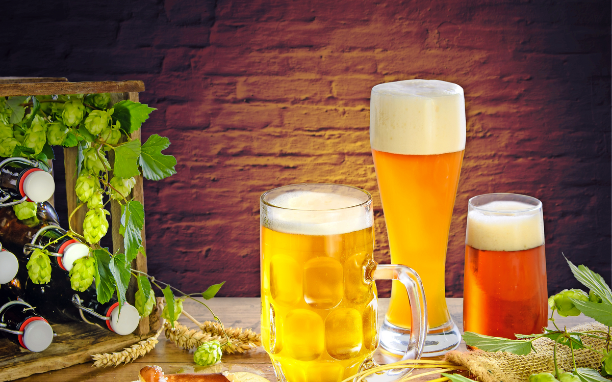 Bierverkostung im Bierkeller