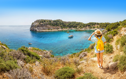 die griechische Insel Rhodos