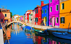 Burano in Venetien, Italien