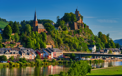 Altstadt von Saarburg in Rheinland-Pfalz, Deutschland