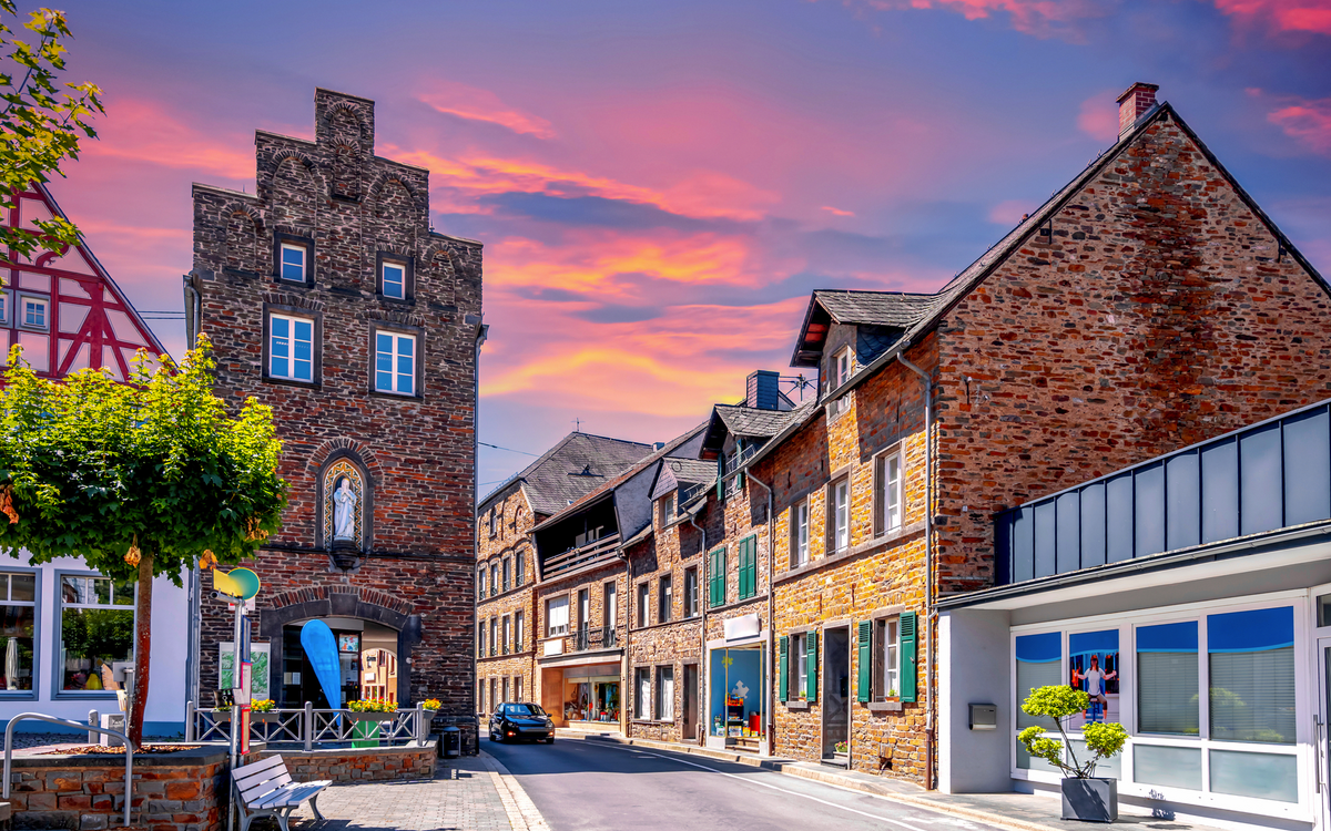 Marktplatz von Treis-Karden an der Mosel