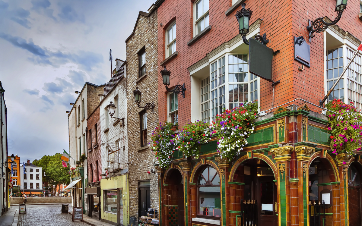 Temple Bar Viertel in Dublin