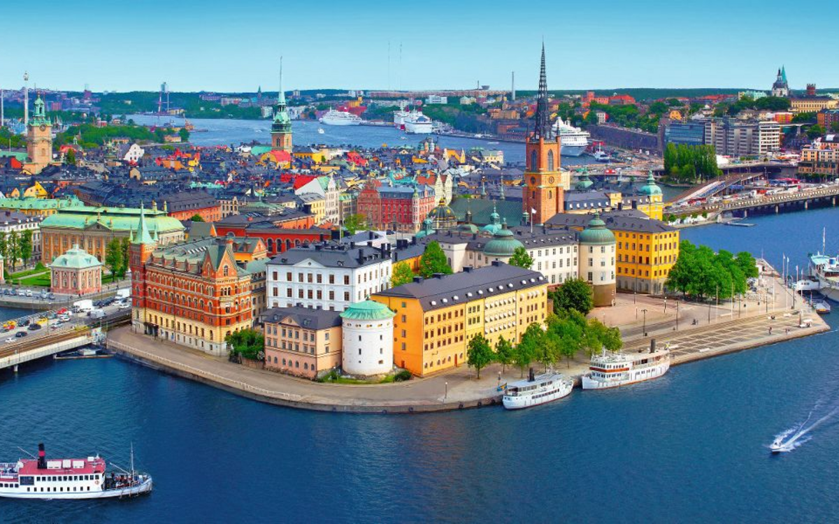 Panorama von Stockholm,Schweden