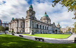 Rathaus von Belfast in Nordirland, Vereinigtes Königreich