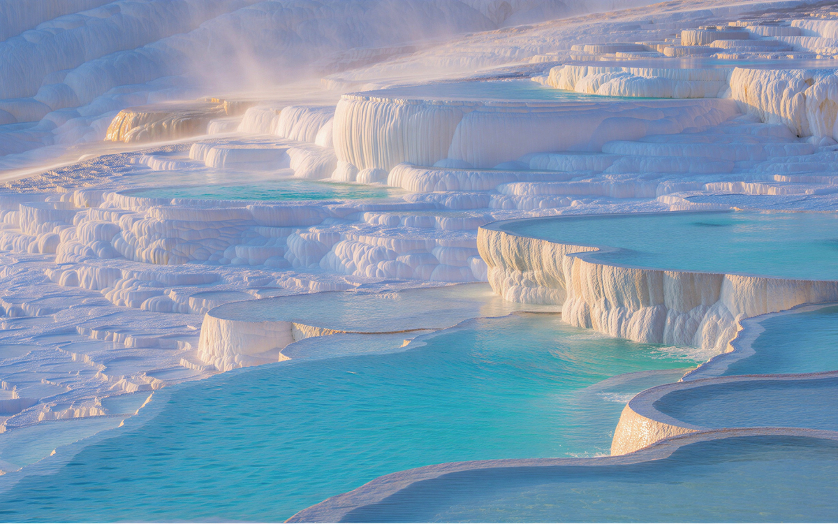 Pamukkale - die weißen Terrassen der Türkei 