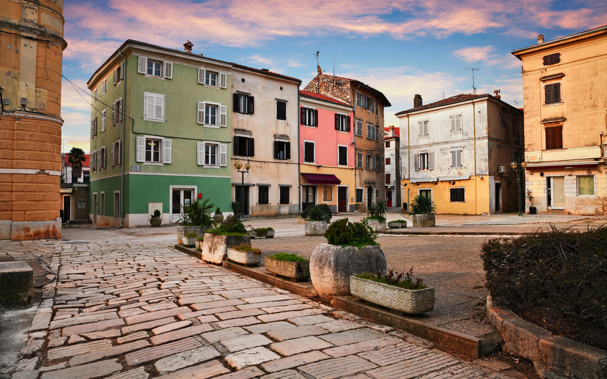 Altstadt von Porec in Istrien, Kroatien
