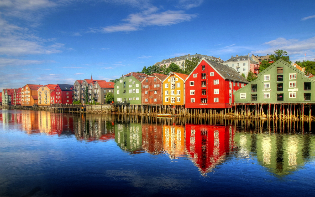 Trondheim in Norwegen