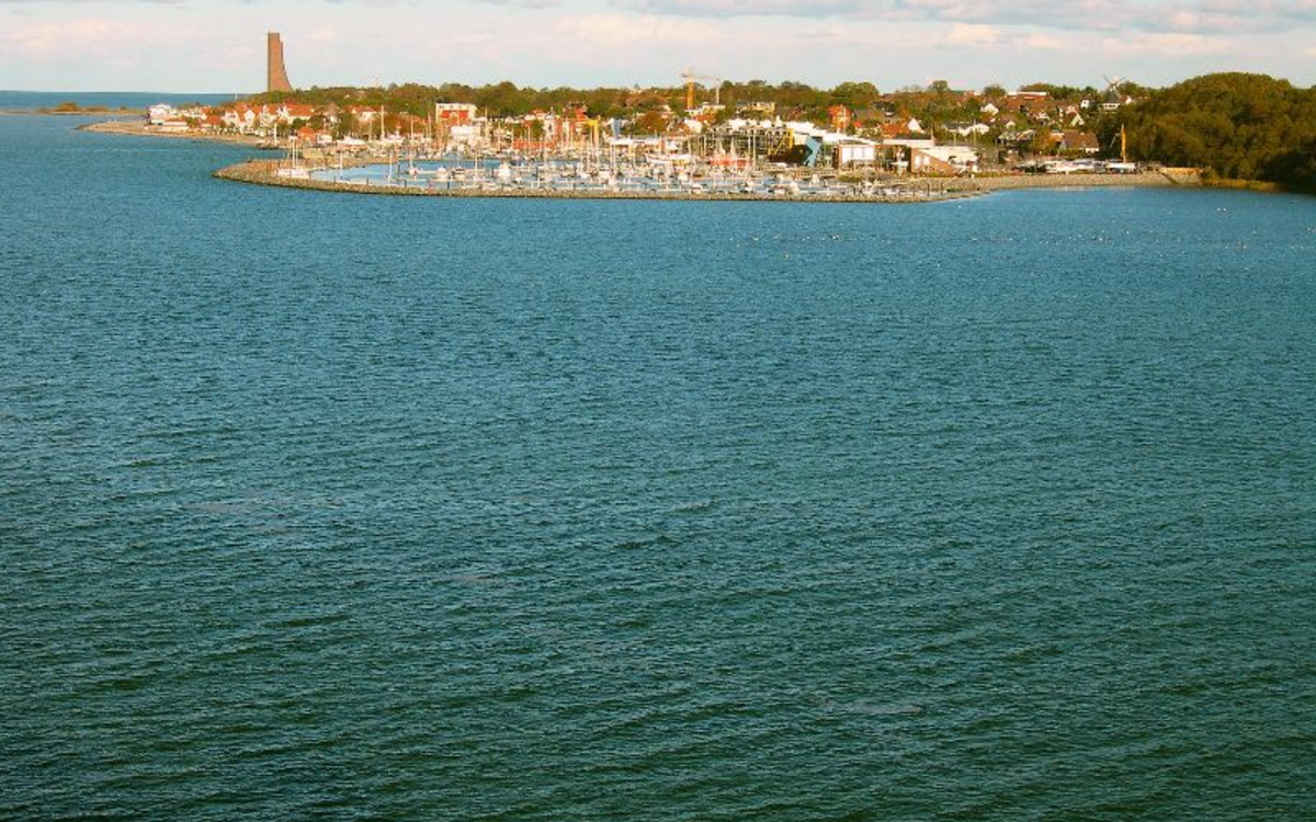 Laboe - Blick auf das Marine-Ehrenmal