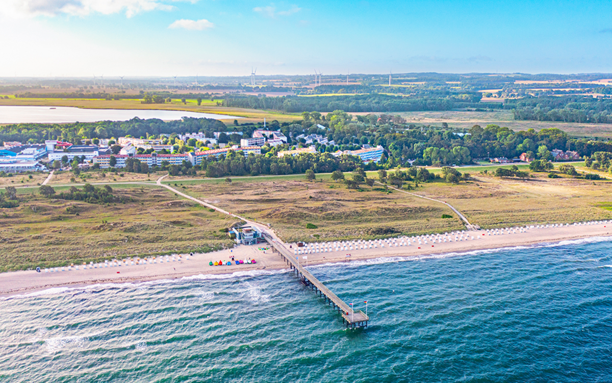 Weissenhäuser Strand Luftaufnahme 2