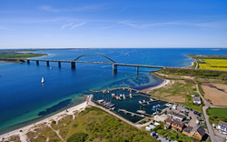 Fehmarnsundbrücke Luftaufnahme