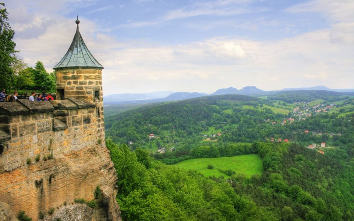 Elbsandsteingebirge, Festung Königstein