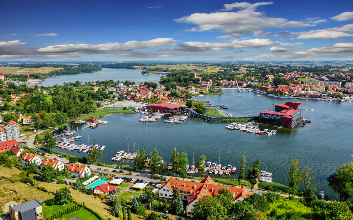 Mikołajki – in den Masuren im Nordosten Polens
