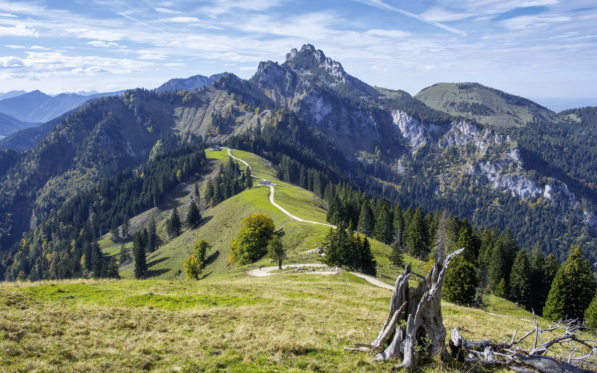 Höhenweg zum Kampenwand-Gipfel