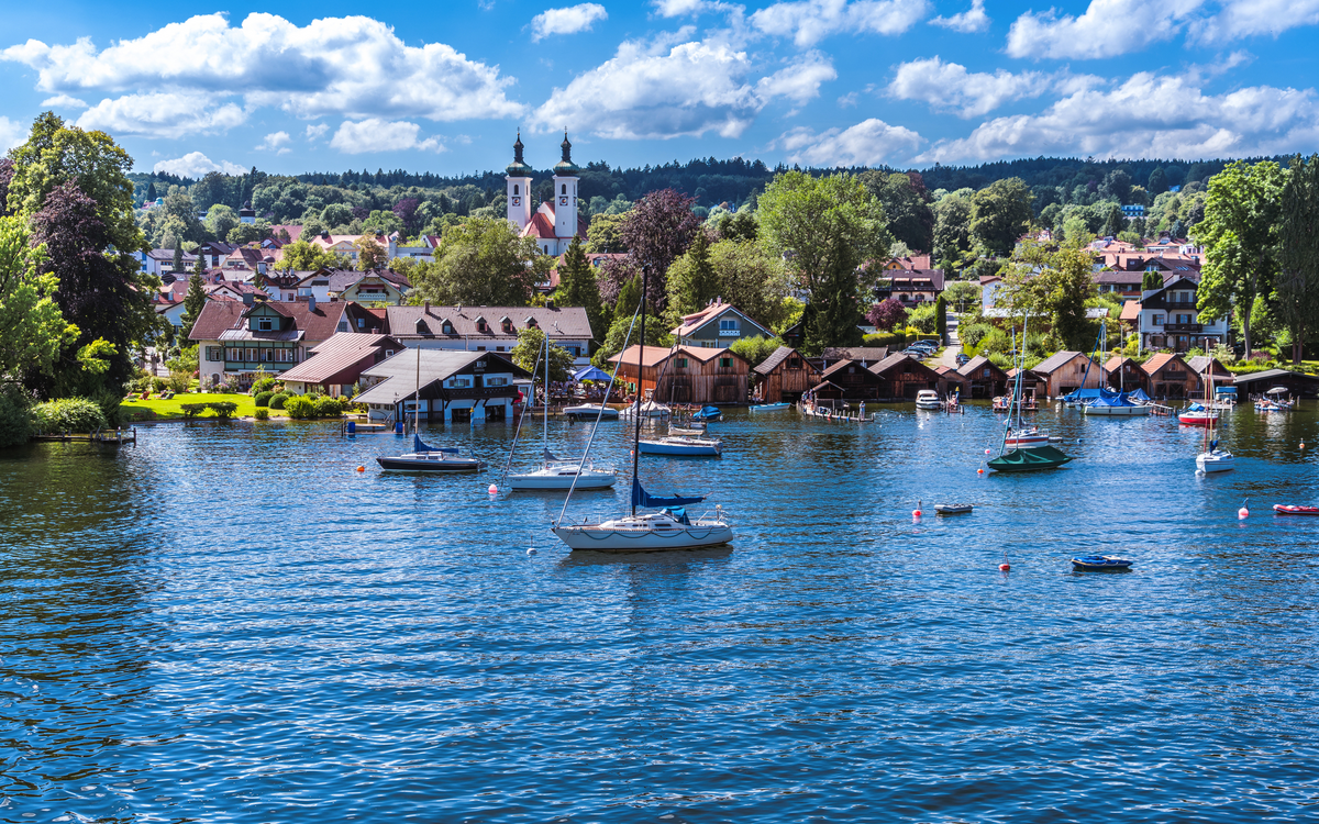 Tutzing am Starnberger See in Deutschland
