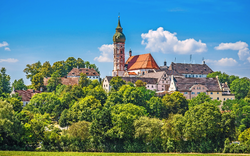 Kloster Andechs im oberbayerischen Landkreis Starnberg