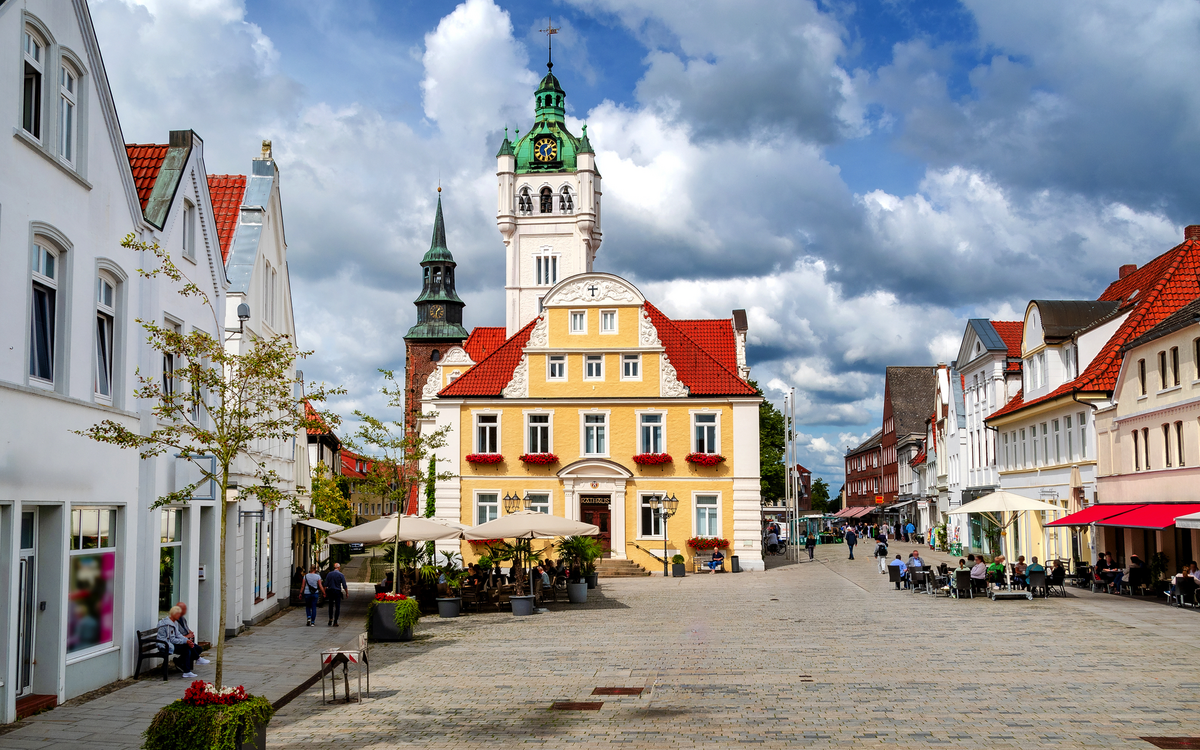 Rathaus von Verden an der Aller in Niedersachsen
