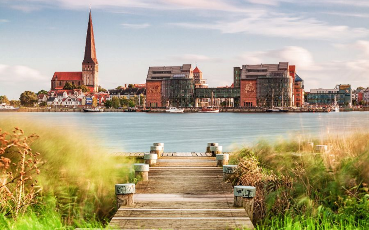 Blick auf Rostock