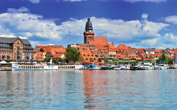 Hafen von Waren an der Müritz