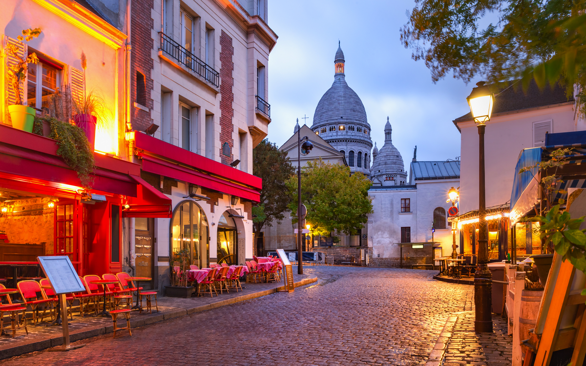 Montmartre in Paris, Frankreich