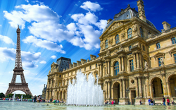 Louvre in Paris, Frankreich