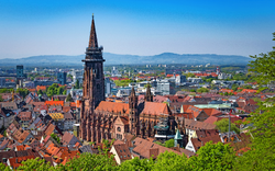 Kathedrale in Freiburg im Schwarzwald, Deutschland