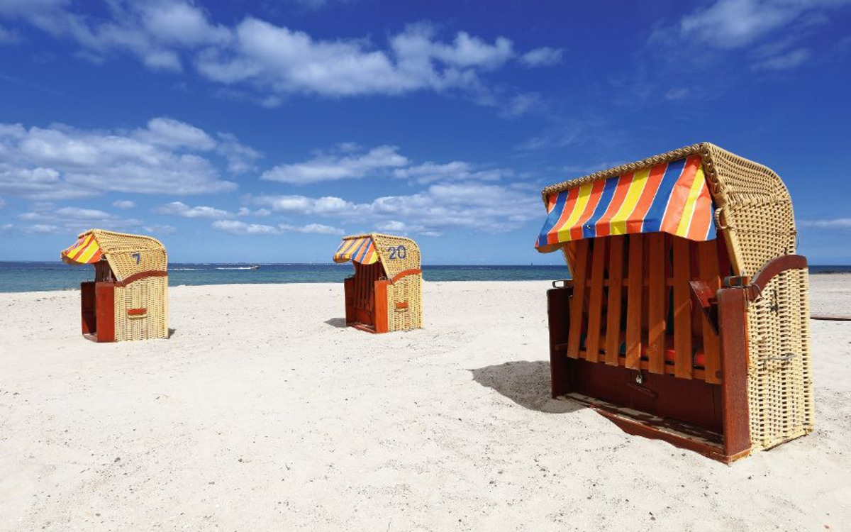 Strandkorb in Friesland