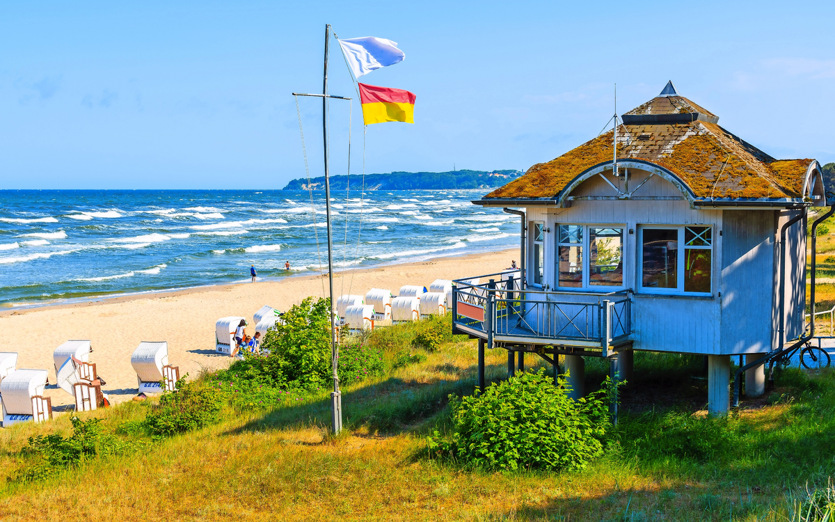Ostseebad Göhren auf der Insel Rügen, Deutschland