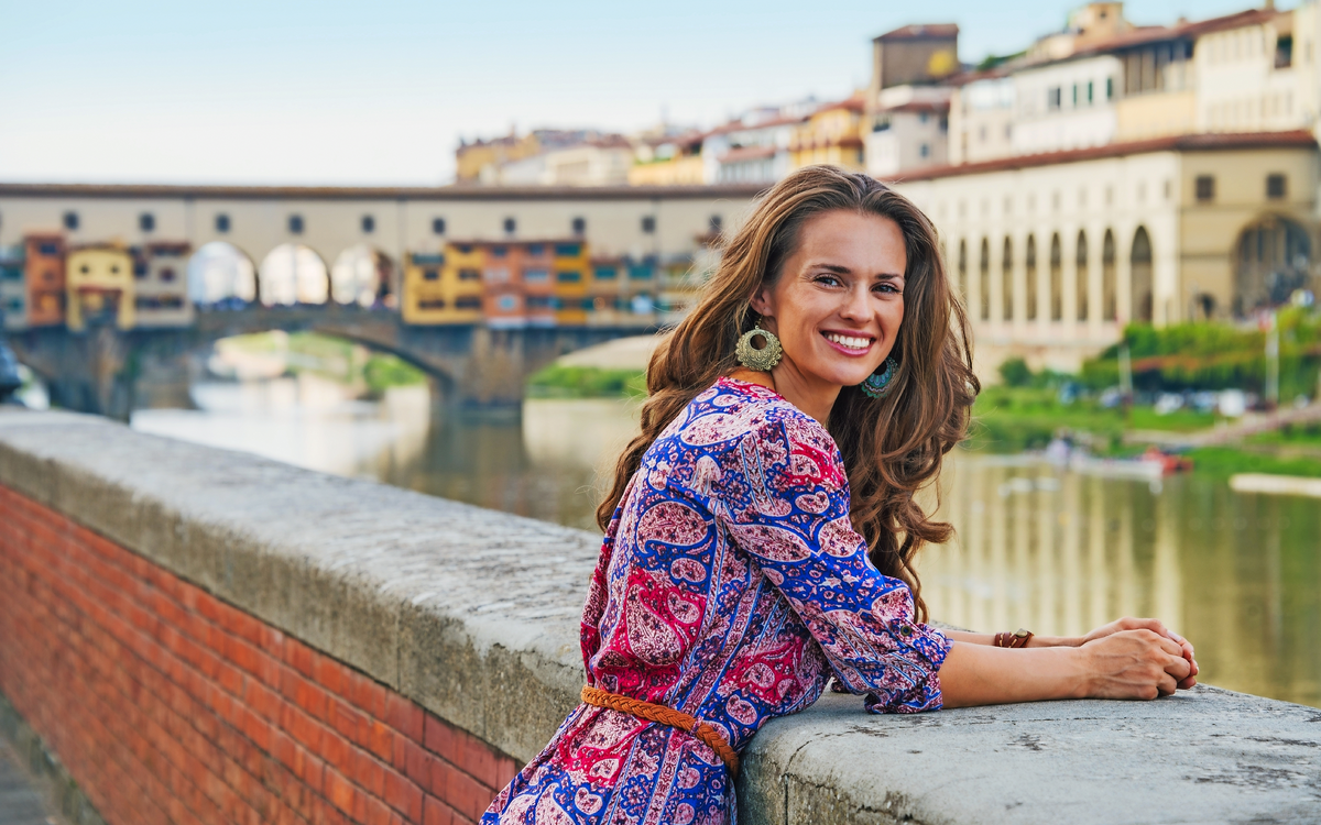 Ponte Vecchio in Florenz, Italien