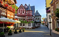 Bacharach in Rheinland-Pfalz, Deutschland
