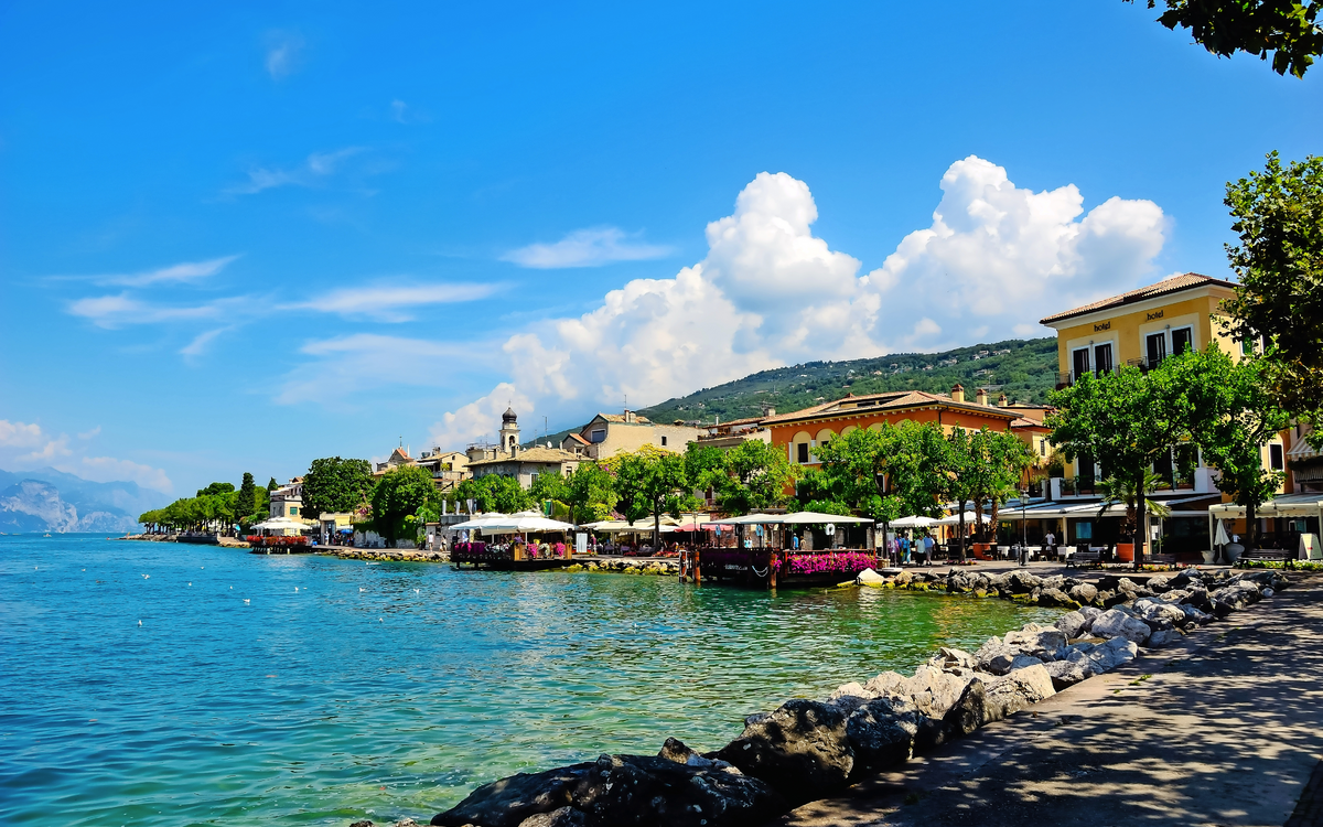 Torri del Benaco am Gardasee, Italien