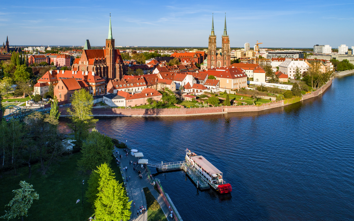 Panorama von Breslau