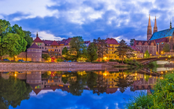 Ochsenbastei mit Peterskirche und Neisse