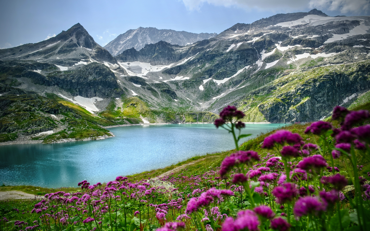 Weißsee im Salzburger Land, Österreich