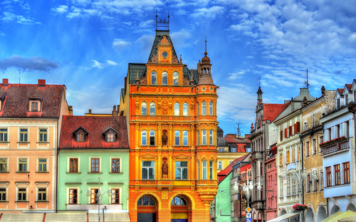 Altstadt von Budweis, Tschechische Republik
