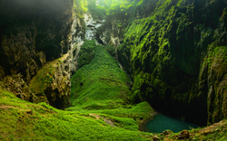 Stiefmutterschlucht oberhalb der Punkva-Höhlen