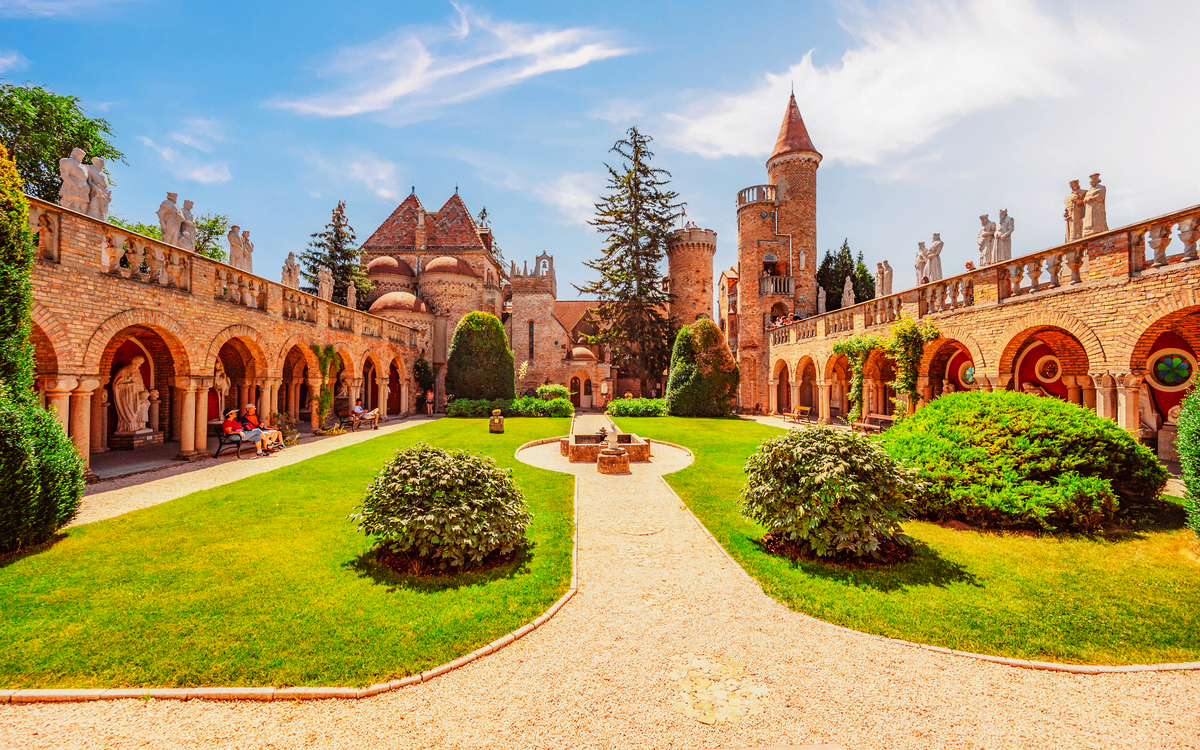 Bory Var,Schloss im Zentrum von Szekesfehervar,Ungarn,