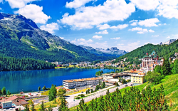 Sankt Moritz mit Moritzsee