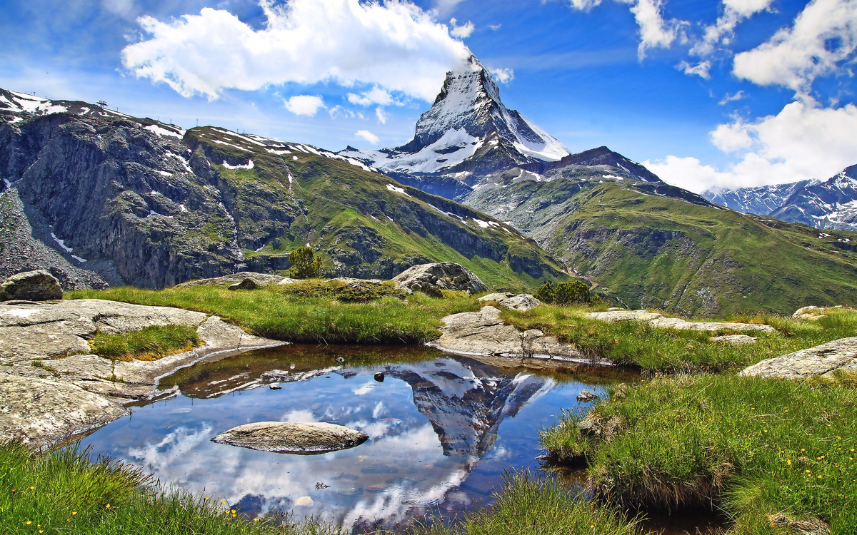 Panorama vorm Matterhorn