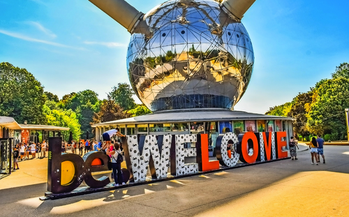 Atomium in Brüssel, Belgien