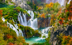Nationalpark Plitvicer Seen in Dalmatien, Kroatien