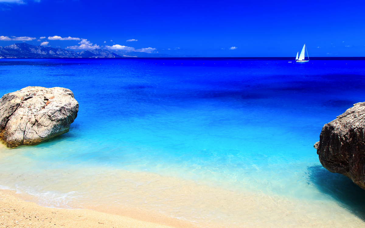 Costa Smeralda auf der italienischen Insel Sardinien