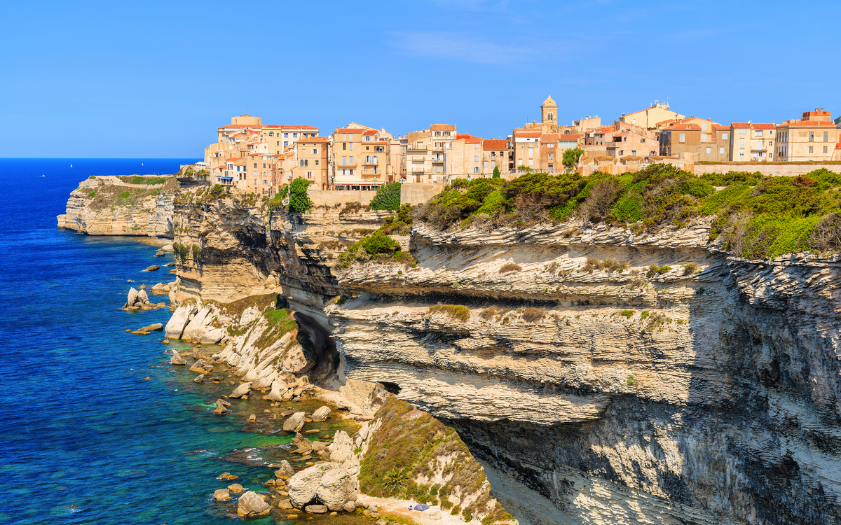 Bonifacio auf Korsika, Frankreich
